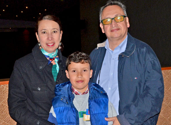 Juliana Cardona Flórez, Juan Alejandro Urbina Cardona y Alexánder Urbina Becerra.