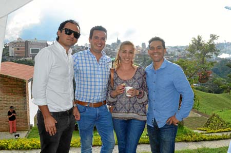 David Henao Zuluaga, Jorge Andrés Arteaga Martínez, Natalia Castellanos Díaz y Francisco Vallejo García.