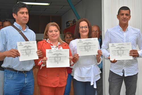 Recibieron credencial