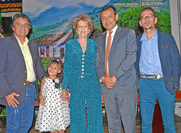 Guillermo Calvo Mahé, Samara Cardona Garcés, Esther Sierra Botero, Lindon Alberto Chavarriaga Montoya y Carlos Mario Uribe Álvar