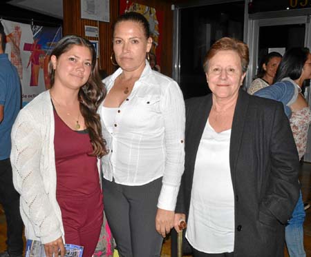 Luisa Fernanda Ríos Morales, Lucelly Morales Peña y Janeth Vergara.