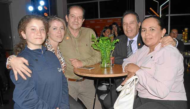 María Antonia Piedrahíta Ceballos, Cristina Ceballos Buitrago, Víctor Manuel Piedrahíta Aristizábal, Hernando Uribe Idárraga y L