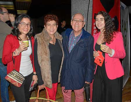 Ana Cristina Ocampo Wilches, Alba Quintero de Sarasty, Germán Sarasty Moncada y Natalia Giraldo Narváez.