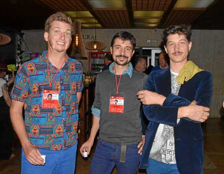 Benjamín Paulín, Florian Videgrain y Eugéne Gaumetón.