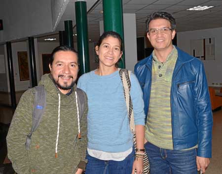 Óscar Andrés Prado Rubio, Ángela Ruales Salcedo y Javier Fontalvo Alzate.