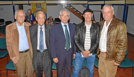 Carlos Alberto Acosta Villegas, Óscar Gaviria Valencia, José Germán Hoyos Salazar, Germán Ocampo Correa y Carlos Arboleda Gonzál