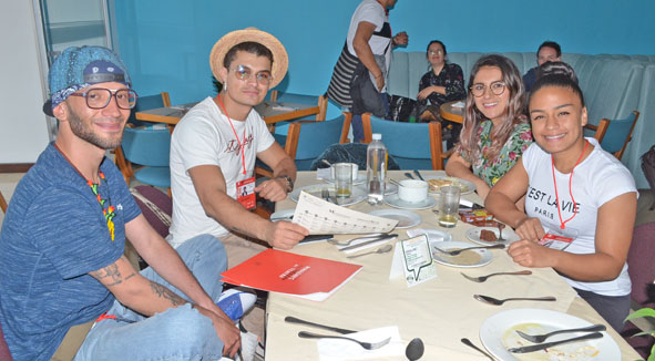 Bryan Cuervo Ospina, Sebastián Giraldo Lozano, Carolina Cortés Misas y Érika Marulanda García.