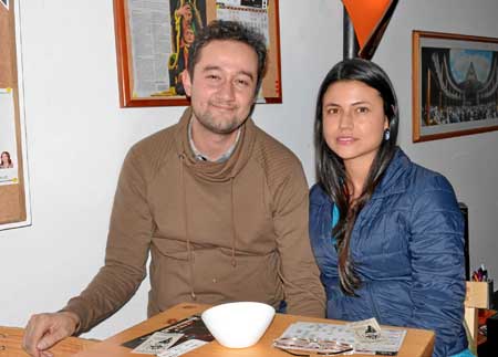 David Carmona Patiño y Claudia Marcela Sierra.