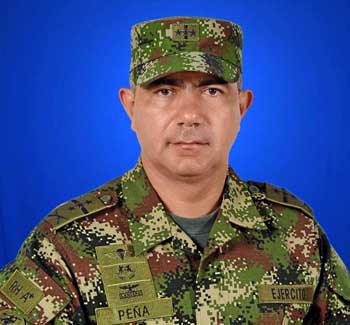 El brigadier general Oswaldo Peña Bermeo renunció a la Dirección de Inteligencia y Contrainteligencia de las Fuerzas Militares.