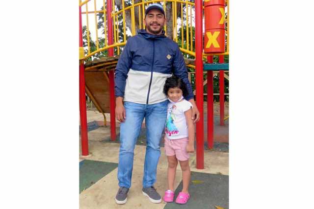 Santiago Mosquera y su hija, Martina Mosquera Álvarez.