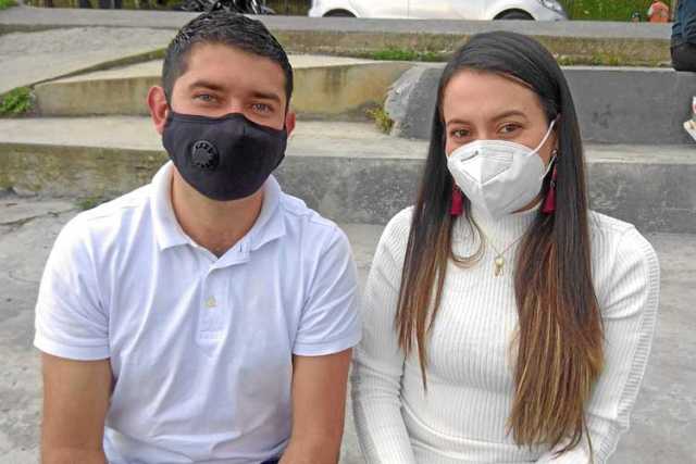 Fotos / José Fernando Tangarife / LA PATRIA Germán Darío Pinto Ramírez y Paola  López García.