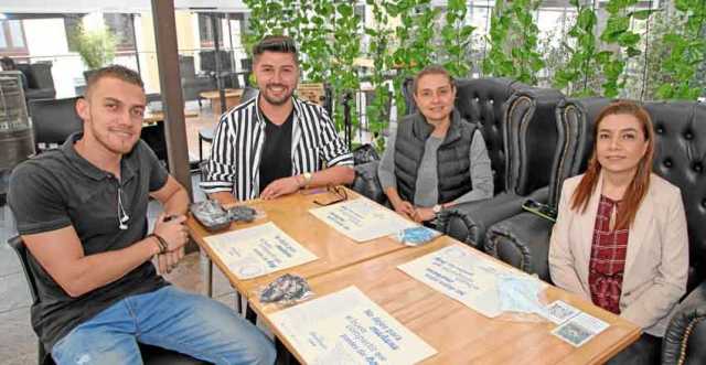 Andrés Ospina Cano, Alejandro Maya Marín, Valentina Castaño Osorio y Lina María Cardona Gutiérrez estuvieron en El Dauntaun.