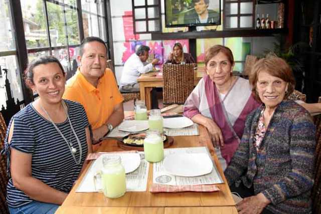 En Eñe se ofreció realizaron un almuerzo para un grupo proveniente de Bogotá. A él asistieron Patricia Gutiérrez Meza, Luis Guil