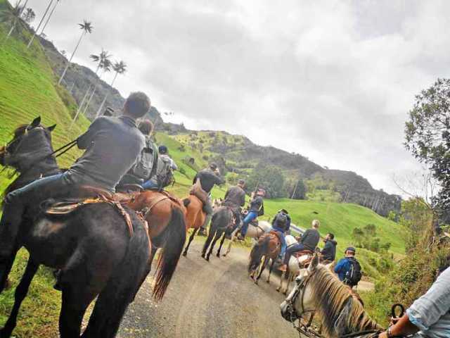 Turistas internacionales en San Félix