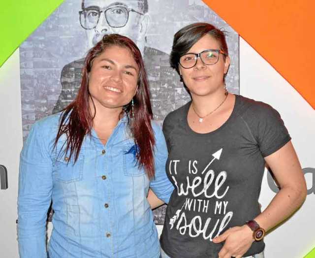 Marcela Campuzano Villegas y Juanita Ramírez García.