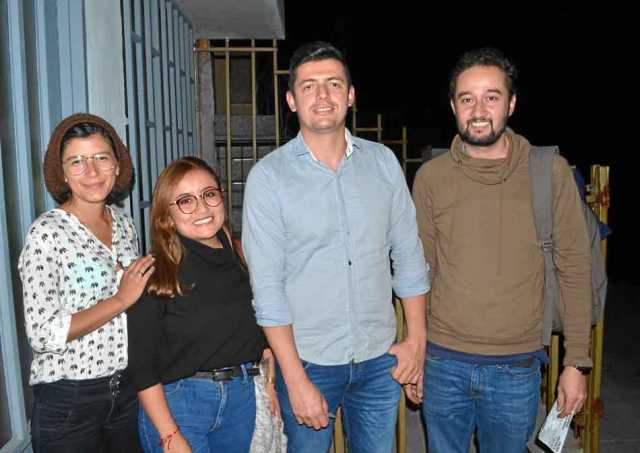 Angy Mile Hernández Sánchez, Natalia Ríos Martínez, Ricardo Aristizábal Cardona y David Carmona Patiño.