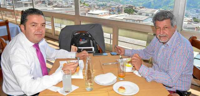 Óscar Márquez Buitrago y Fabio Torres Guarín compartieron en el Club Manizales.