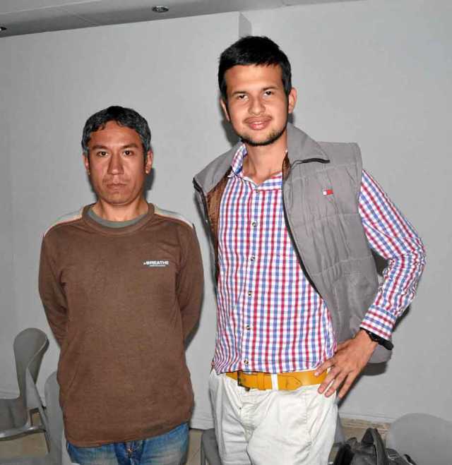 Alexis Espinosa Cano y Pedro Luis Sánchez Galvis.