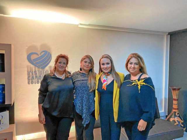 Tatiana Jaramillo, Margarita María Arias, Paula Andrea Bernal y Luisa Jaramillo.