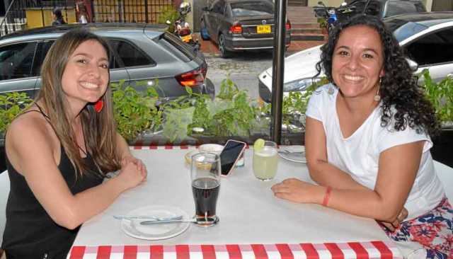 Catalina Sánchez Muñoz y Paola Marín Ramírez compartieron en Spago.