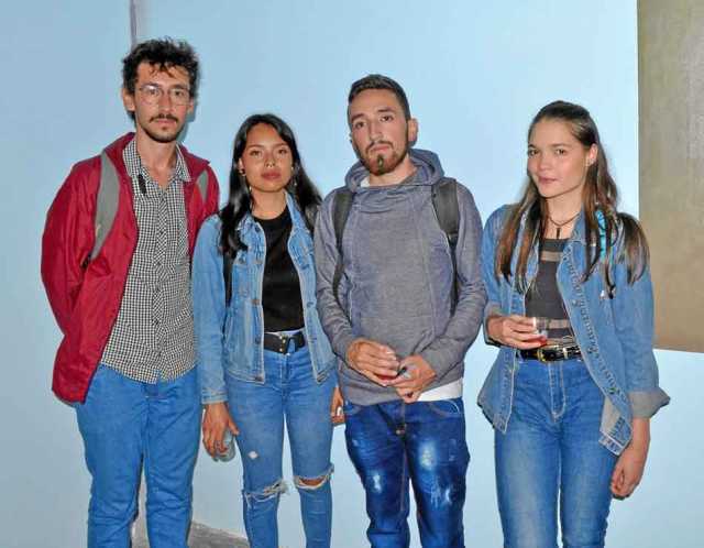 Juan Camilo Duque Torre, Karen Bedoya Castro, Mario Alexánder Sánchez Ocampo y Katherin Álvarez Mora.