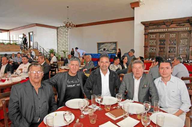 Fabio Arias, Luis David Arias, Diego Garzón, Rubén Darío Sánchez y Juan Pablo Osorio.