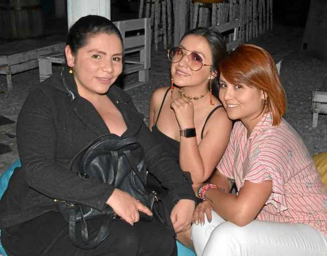 En Solario asistieron Daniela Delgado Hincapié , Paola Pérez Arroyave y Laura Jimena Gil Hernández . 