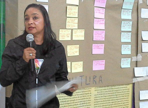 Habló por las víctimas