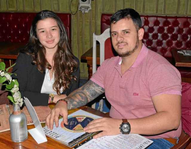 En Candelaria compartieron Andrea Acosta Arredondo y Juan David González Grajales.