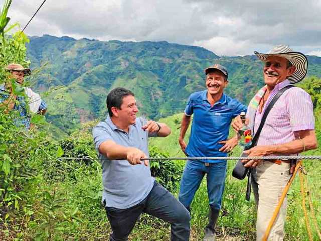 Un aguardientico compartido