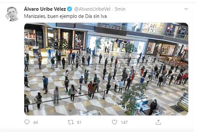 Se equivocó en Twitter