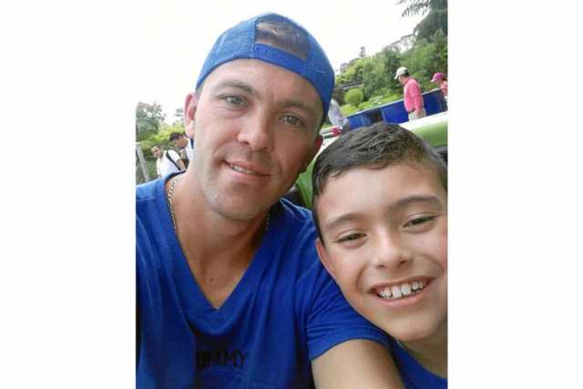 Norman Alberto Díaz Mejía y su hijo, Samuel Díaz Hoyos.