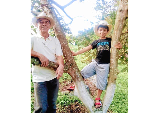 William Giraldo Osorio y su hijo, Juan José Giraldo Salgado.