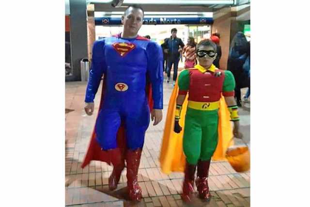 Aldemar García Muñoz y su hijo, Juan Felipe García López.