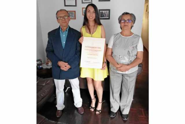 Foto / Cortesía / LA PATRIA Fernando Agudelo, Claudia Agudelo y Luz Dary García.
