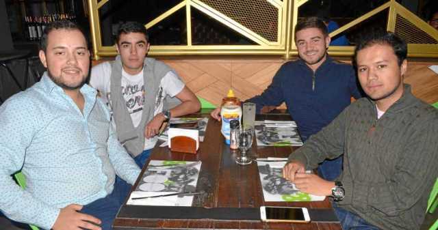 En Cortesana compartieron Alejandro Saraza Escandón, Mateo Fuentes Montoya, Felipe Estrada Serna y Nicolás Restrepo Martínez.