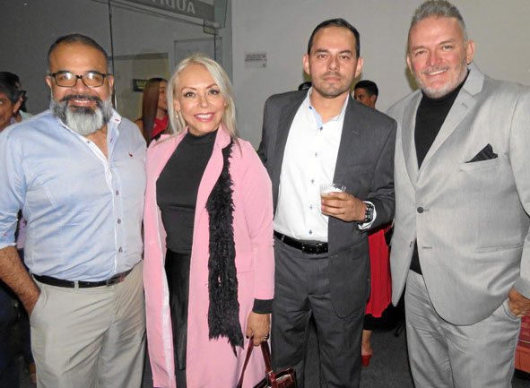 Juan Miguel Pradasur, Martha Lucía Ríos Valencia, Alejandro Aguirre Galvis y Mauricio Hoyos Pulgarín.