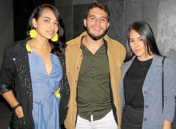 Marcela Morales, Daniel Villegas Mejía y Luisa Espinosa.