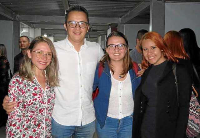 Giovanna Hernández Rivera, Darío Arenas Villegas, Maria José Cuervo Ballesteros y Laura Daniela León.
