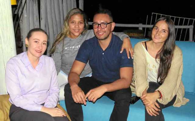 Astrid Posada Manrique, Diana Reyes Valencia, José Fernando Castro Aguirre y Luz Piedad Bedoya Arcila se reunieron en Solario.