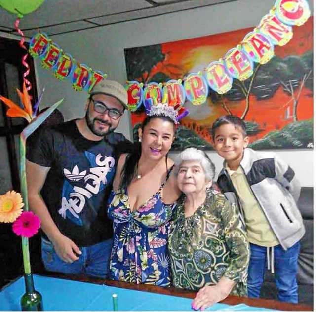 Jaime Cifuentes, Adriana Giraldo, Yolanda Barreto y Matías Silva.