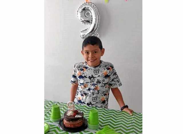 Samuel Beltrán Tamayo cumplió sus 9 años el pasado 11 de mayo, estuvo acompañado de sus padres Mauricio Beltrán y Paula Andrea T