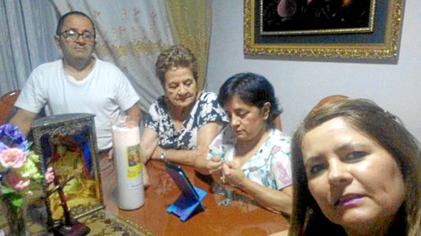 Foto| Cortesía | LA PATRIA Jorge León Vallejo Rojas, Cenelia Rojas de Vallejo, Luz Stella Vallejo Rojas y Martha Lucía Vallejo R