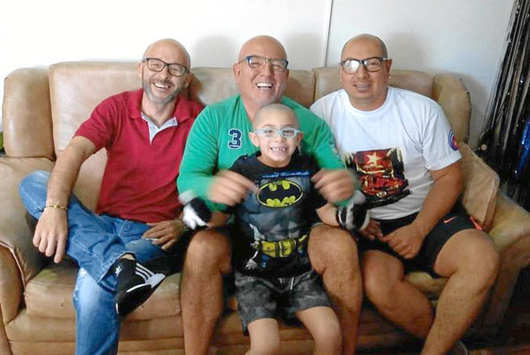 Foto | Cortesía | LA PATRIA José Fernando Muñoz, Guillermo Quintero Pérez, Sebastián Quintero y Emmanuel Ospina Quintero compart