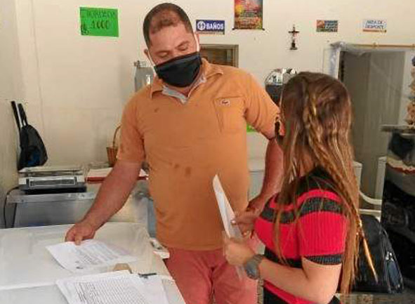 Precauciones en el comercio Foto I Tomada de la web de la Alcaldía I LA PATRIA Victoria. En el municipio siguen con medidas en s