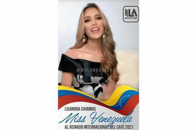 Se declara candidata al Reinado Internacional del Café 