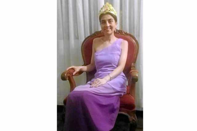 Ana María Arias Zuluaga nos comparte su disfraz desde el barrio La Rambla.