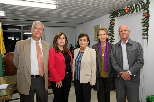 Antonio Franklin Muñoz, Sofía Castañeda, Nidia Castillo Uribe, Esperanza Ocampo Cruz, y Hermán Estrada Mejía.