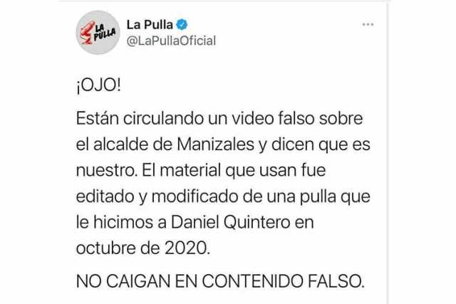 La Pulla desmintió video