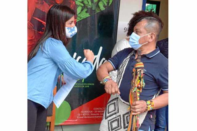 José Jairo Tapasco Bañol, gobernador indígena del Resguardo Territorio Ancestral San Lorenzo.